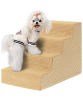 Vfrog escalera para perros pequeños, vista general, ayuda a subir al sofá con facilidad.