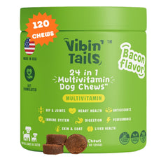 Vibin’ Tails multivitamínico masticable para perros promueve vitalidad diaria.
