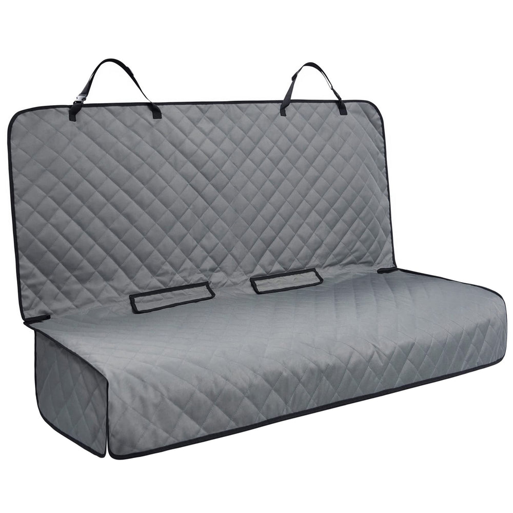 VIEWPETS protector-asiento-trasero-impermeable protege la tapicería de líquidos y suciedad.