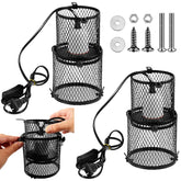 VIHOSE soporte lámpara calor reptil 2p, proporciona calor estable para terrario.