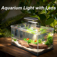 Vimvins COBERTURA LENTE PROFESIONAL: transmisión de luz eficiente en todo el acuario.