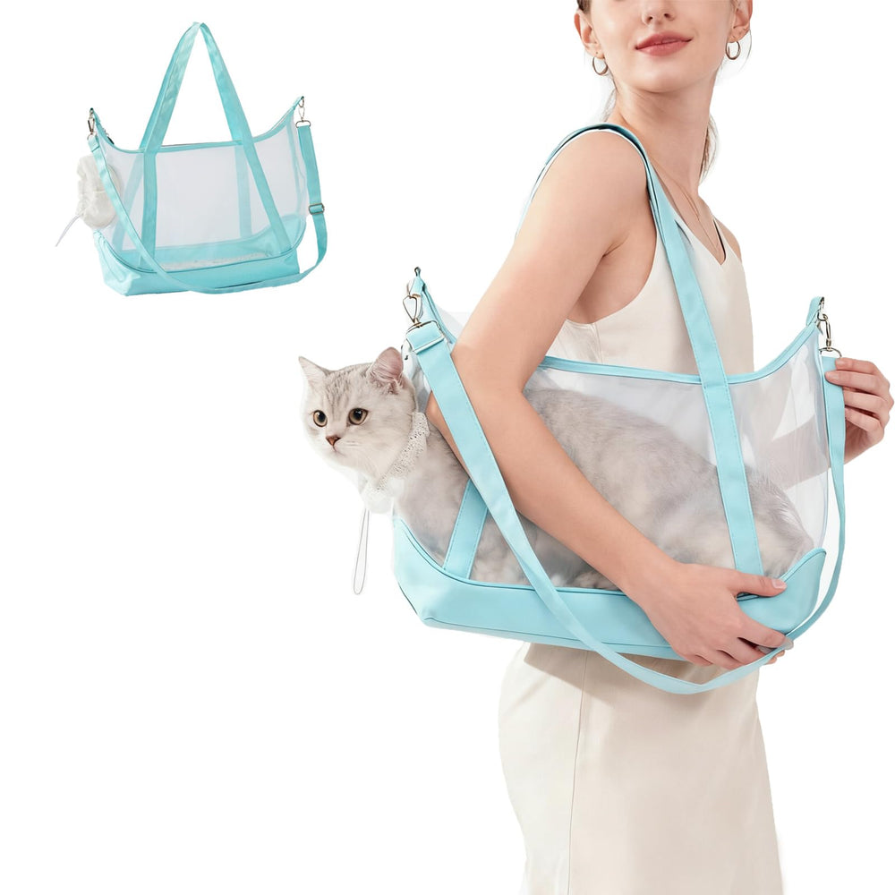 Vinqki portabebés para gato visible comodidad para transporte cómodo