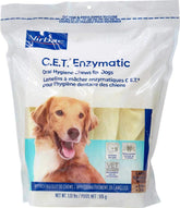 Virbac C.E.T. enzimáticos para higiene oral de perro grande, masticables para limpieza diaria.