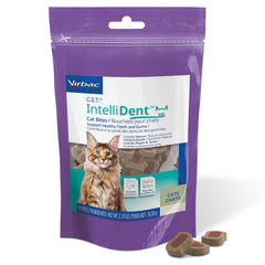 Virbac C.E.T. IntelliDent para gatos, paquete de 90 golosinas, cuidado dental.