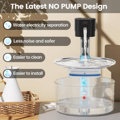 Virtulance fuente gatos silenciosa 18 dB para un descanso tranquilo