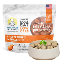 Visionary Pet Foods, pollo real liofilizado para sabor y proteína.