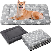 VitalCozy almohadilla jaula perro doble cara gris para mayor confort diario
