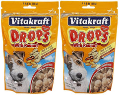 Vitakraft Gotas de maní para perro, premio sabroso para entrenamiento.