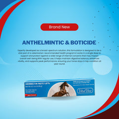 Vital Vine Ivermectina Paste envase con etiqueta segura
