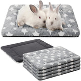 VitalCozy almohadillas jaula perro 4 piezas: cálidas y cómodas para la jaula.