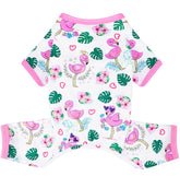Pijama Viunimo para perro con patrón de pato lindo, cómodo para verano