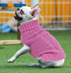 Viunimo sudadera para perro pequeño, cuello alto; abrigo adicional.