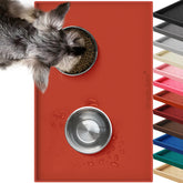 VIVAGLORY Grippymat tapete de alimentación para perros, antideslizante y fácil de limpiar.