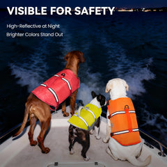 VIVAGLORY salvavidas perro, banda reflectante para mayor visibilidad