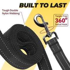 Longitud de 6 pies, ideal para perros medianos y grandes.