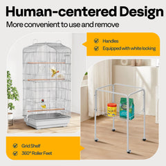 VIVOHOME bandeja deslizante facilita limpieza y mantenimiento.