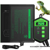 VIVOSUN manta calor reptil 8x12 proporcionando calor uniforme en el terrario.