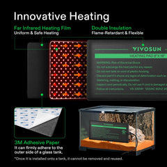 VIVOSUN termostato digital terrario: monitoreo preciso de la temperatura.
