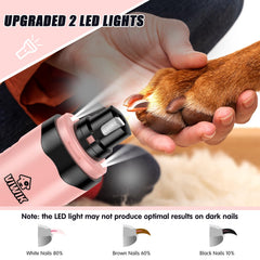 ViWIK grinder uñas de perro con luz LED para mayor seguridad.