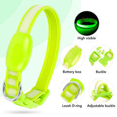 Collar Vizpet con carga por cable micro USB, recarga rápida
