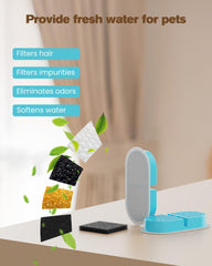 VKIMISS filtro de carbono para agua de gatos; uso regular recomendado