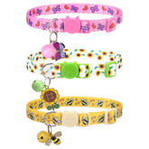 Collar VKPETFR para gatos con cascabel, ayuda a localizarlo