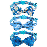 VKPETFR collar para gato con lazo y campana para localizar