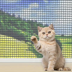 vocray-cat-net-balcon-anti-fall protege gatos de caídas en balcones y ventanas.