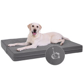 Vonabem cama perro grande con cuero impermeable para exterior