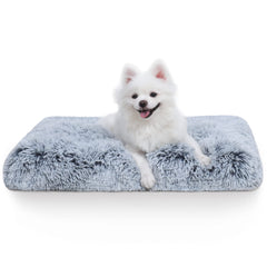 Vonabem cama para perro pequeño en jaula de 24 pulgadas, cama estable para dormir.