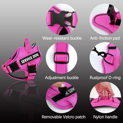 VOOPET arnés de apoyo emocional ideal para entrenamientos y paseos diarios.