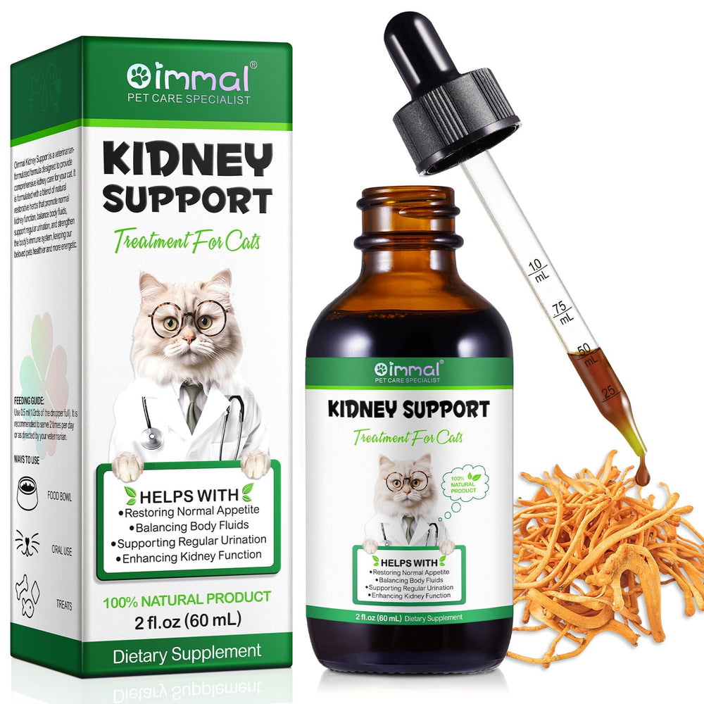 VOSIFSDIY soporte riñón gato: gotas para equilibrio y función renal
