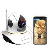 VSTARCAM Cámara para mascotas láser: láser interactivo para ejercitar a tu mascota.