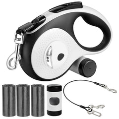 VTOPVMAX correa retractil 26 ft para perros de hasta 50 kg con cable anti mordida