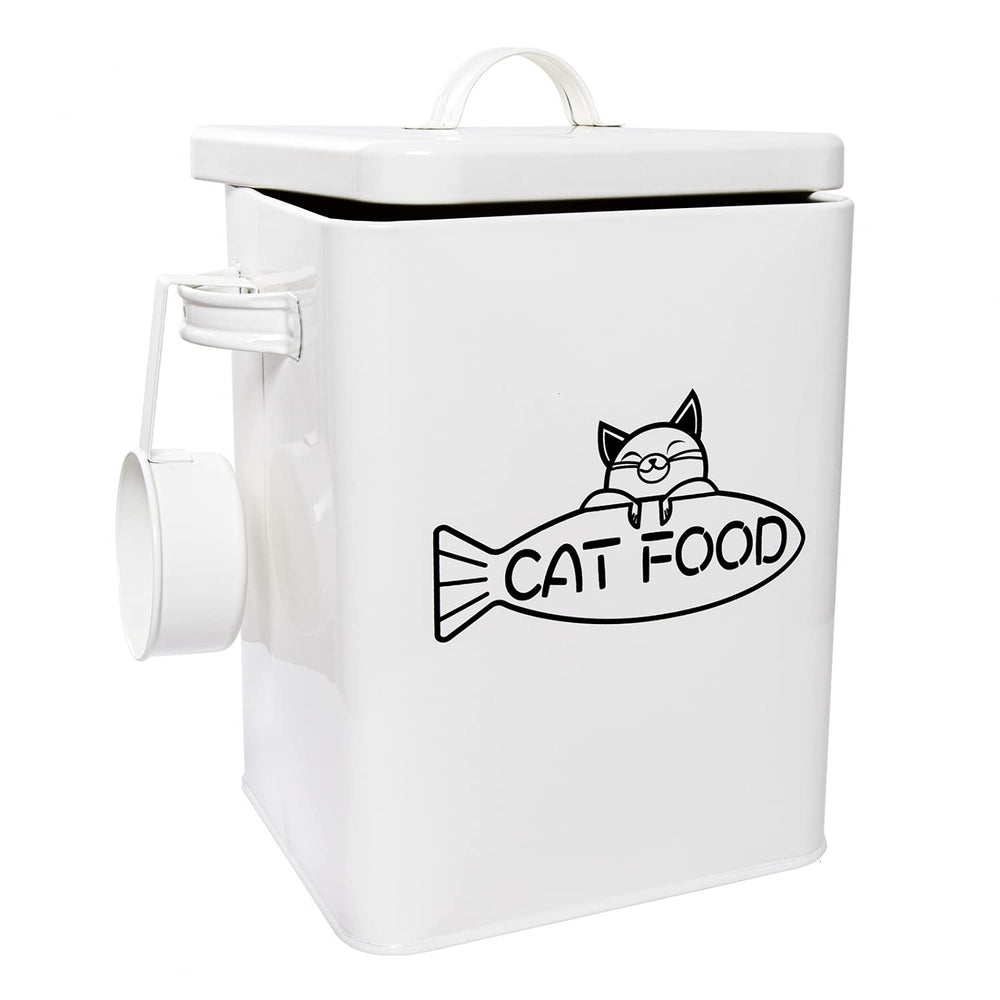Contenedor Vumdua para alimentos de mascotas con tapa hermética mantiene la comida fresca.