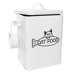 Contenedor Vumdua para alimentos de mascotas con tapa hermética mantiene la comida fresca.