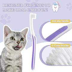 VVHOMIFE ofrece uso fácil para duenos gatos con cepillos de dedo suaves.