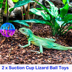 Bola alimentadora con cascabel de VZqola para reptiles y mascotas pequeñas