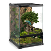 Waazoorep Mini Terrario: vista frontal 8x8 para observar a la mascota fácilmente