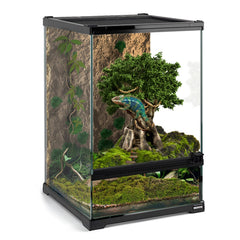 Waazoorep Mini Terrario: vista frontal 8x8 para observar a la mascota fácilmente