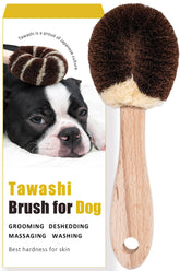Wablade Tawashi para perro con pelo natural, cepillado suave y cómodo.