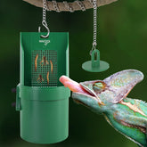 WACOOL alimentador colgante para reptiles arbóreos con rejilla, estimula la caza de insectos