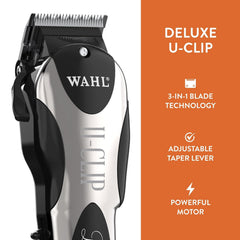 Wahl Pro Animal Deluxe U-Clip con 7 peines para patas, cara y orejas