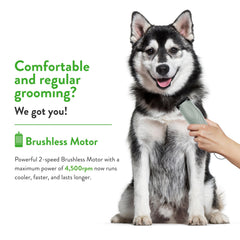 Wahl Professional Animal KMC+ diseño de dos velocidades para recortes versátiles.