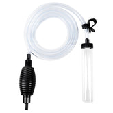 Waifoter limpiagrava sifón manual 7ft en acción para limpieza del sustrato