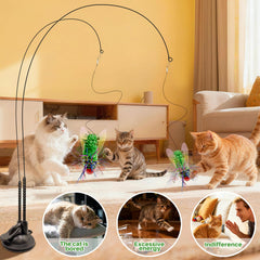 Walfront juego gato mosca verde, fomenta ejercicio y vinculación con el dueño.