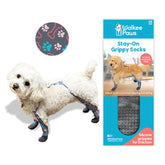 Walkee Paws calcetines antideslizantes puestos para mayor tracción en suelos resbaladizos