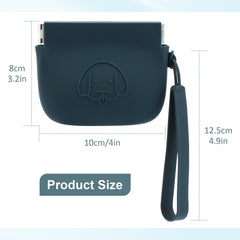 Wallfid bolsa de tamaño bolsillo para paseo de perro o gato.