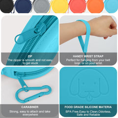WallFID bolsa con mosquetón, diseño ligero para entrenamiento y paseo.