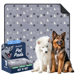 WanpeeGoo almohadilla de entrenamiento para perros 63x63 pulgadas, ideal aprendizaje limpio